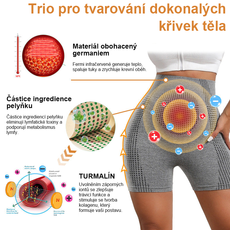 ✨Dobírka✨ 2025 Novinka 💃 Modul mikro-vibrací - Ledové hedvábné opravné šortky