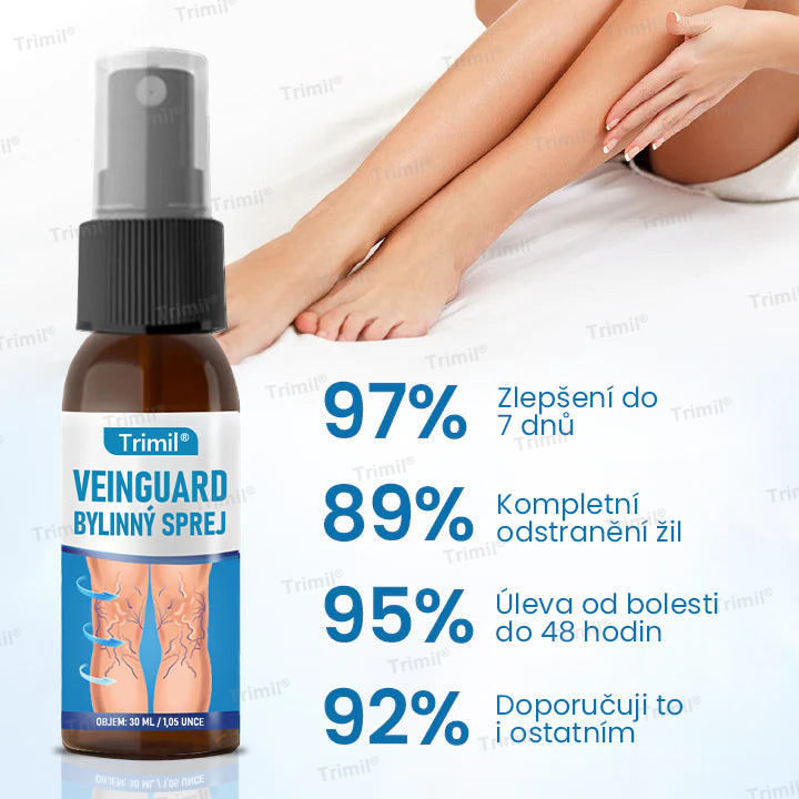 💙Trimil® VeinGuard Bylinný Sprej — ✅ Klinicky ověřeno, že dokáže zlepšit stav křečových žil už za pouhých 7 dní! 💙